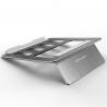China 490g Silver Portable Foldable Laptop Stand 4mm Thick 14 Inch factory