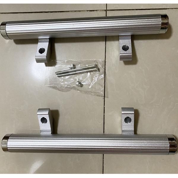 Quality Round Pipe Door Window Handles Anodized Cover 225mm 275mm Length for sale