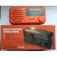 Quality Portable Small Hand Crank Radio Solar Panel AM520 Led Emergency Torch Radio for sale