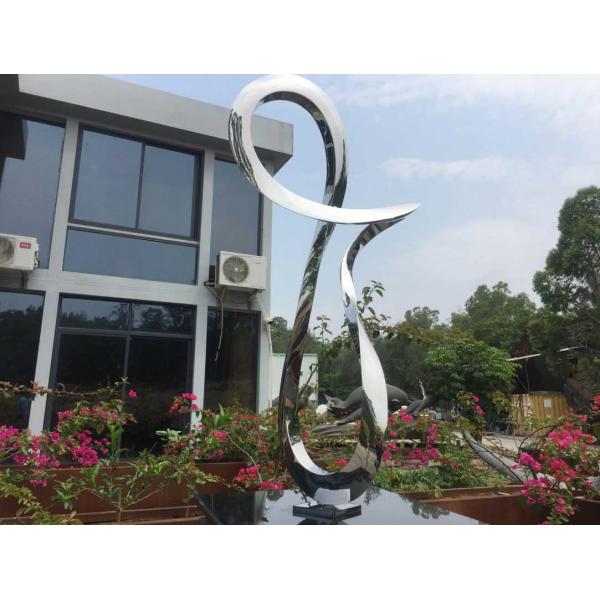 Quality Artificial Style Stainless Steel Sculpture Outside Garden Statues For Art Decoration for sale