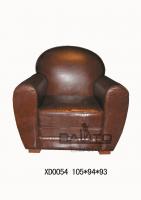 China antique style leather living room sofa furniture,#XD0054 factory