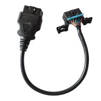 Quality Length 30cm Black OBD II Connector Cable , 16 Pin Male To Female OBD Wire for sale