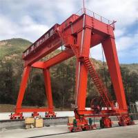 Quality Container Harbor Freight Marble Winch Double Girder Gantry Crane 40t 50t 80t for sale