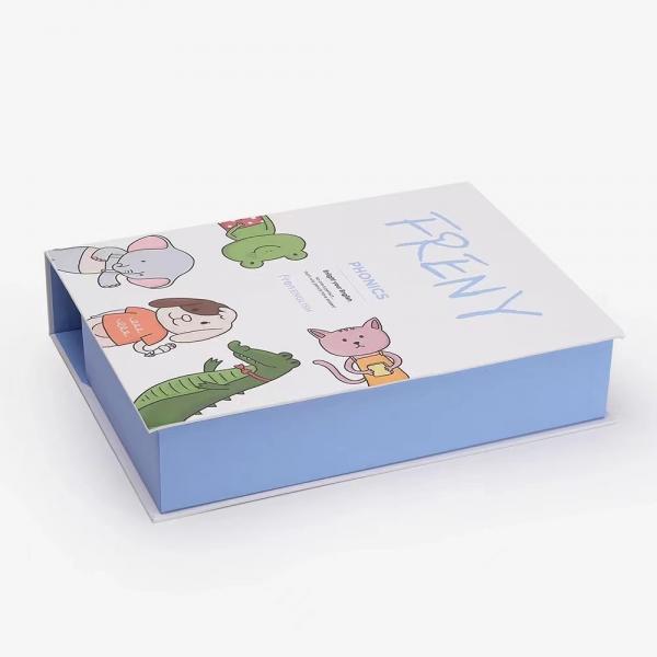 Quality Foldable Handmade Book Cardboard Boxes CMYK Color For Gift Packaging for sale