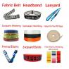 China Diecut Personalized Promotional Gifts Jacquard Polyester Woven Ribbon Tape factory