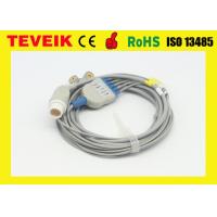 China Teveik Factory Mindray Reusable Round 12pin 5 leads ECG Cable For PM7000 Patient Monitor for sale
