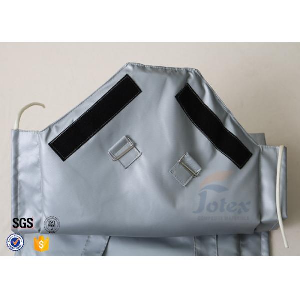 Quality Fiberglass Material Gate Valve Exhaust Blanket For Gray Insulation Jackets for sale