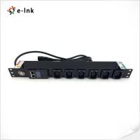China Power Distribution Unit 19 Inch 1U 6 Port Intelligent Remote Controlled Metered PDU factory