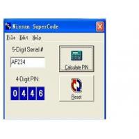 China Nissan Super Code Software, Nissan Pin Code Calculator For Programming Keys for sale