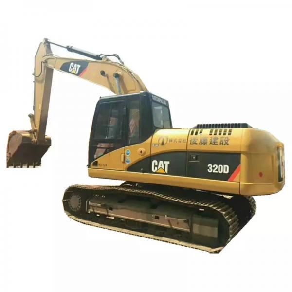 Quality 20 Tons Used Caterpillar Excavator 320D 315 307 Yellow for sale