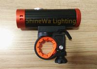 China Waterproof IP64 Bicycle Front Light , Bike Lights With Removeable Mount factory