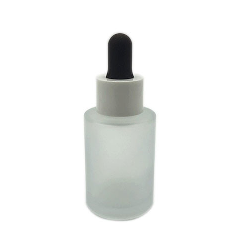 Quality Frosted White Essential Oil Dropper Bottles Nontoxic K1004 15ml 30ml for sale