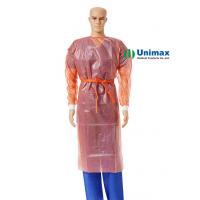 China 16gsm-45gsm SMS Disposable Isolation Gowns Inspection Rooms Use for sale