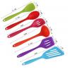 China Customized Colorful Silicone Cooking Utensils Set , 21*3cm Cooking Utensils Spatula factory
