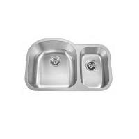 China Quartz Granite Double Bowl Kitchen Sink CUPC Certified Composite Undermount for sale
