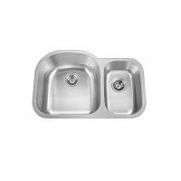 China Quartz Granite Double Bowl Kitchen Sink CUPC Certified Composite Undermount for sale