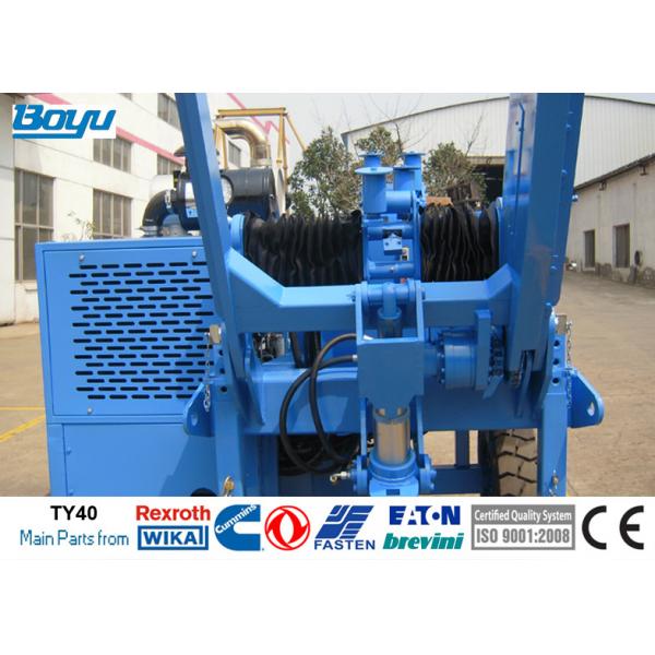 Quality 110kv Transmission Line 40kn Tension Stringing Equipment with Cummins Engine and for sale