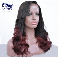 China Black Women Remy Human Hair Full Lace Wigs Tangle Free 24 Inch factory