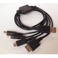 China Universal Multi-function Extendable USB Cable With Micro 5pin , PP P VITA DS charge cable factory