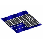 Quality Corrugated Metallic Tile Roof Solar Mounting System Standing Seam Trapezoidal for sale
