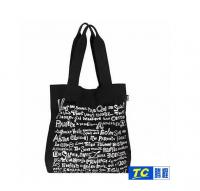 China black canvas shopping bag z05-08 factory