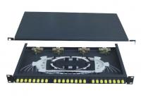Buy cheap 19 inch FTTB ST Fixed Fiber Optic Terminal Box with 12port Simplex from wholesalers