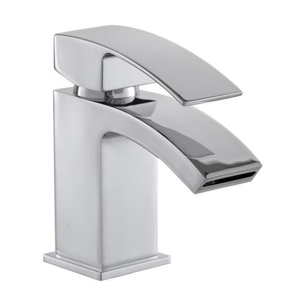 Quality Chrome Mixer Tap Bathroom Polished Deck Mounted Sink Mixer Tap for sale