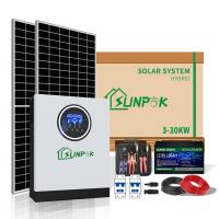 China Complete Set 10Kw 15Kw 20KW Solar Panels System Solar Energy Home System 30KW factory