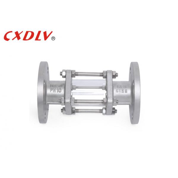 Quality Tube Fittings Sight Glass Double Flange Ends Inspection Glass for sale