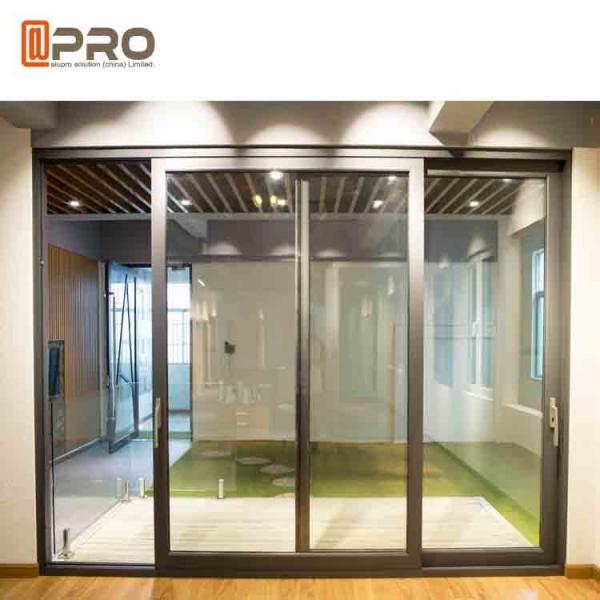 Quality folding sliding glass doors Aluminum Sliding Glass Patio Doors Modern Design for sale