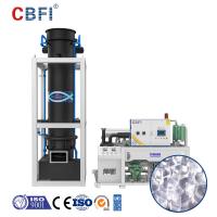 Quality 15 Ton High Output Industrial Tube Ice Maker Machine , Air / Water Cooled Ice for sale