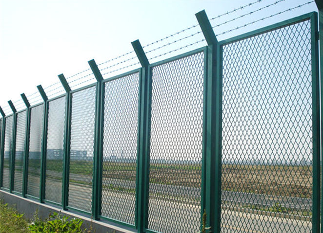 pvc spraying stamping aluminum expanded metal mesh 0.