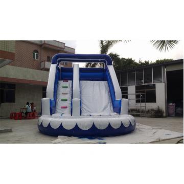 Quality Small Wavy Commercial Grade Inflatable Water Slide For Resident for sale