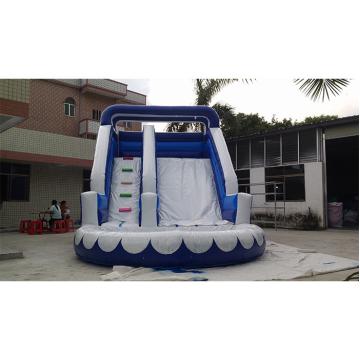 Quality Small Wavy Commercial Grade Inflatable Water Slide For Resident for sale