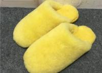China Closed Toe Fluffy House Slippers With Anti Slip Sole , Soft Black Fuzzy Slippers factory