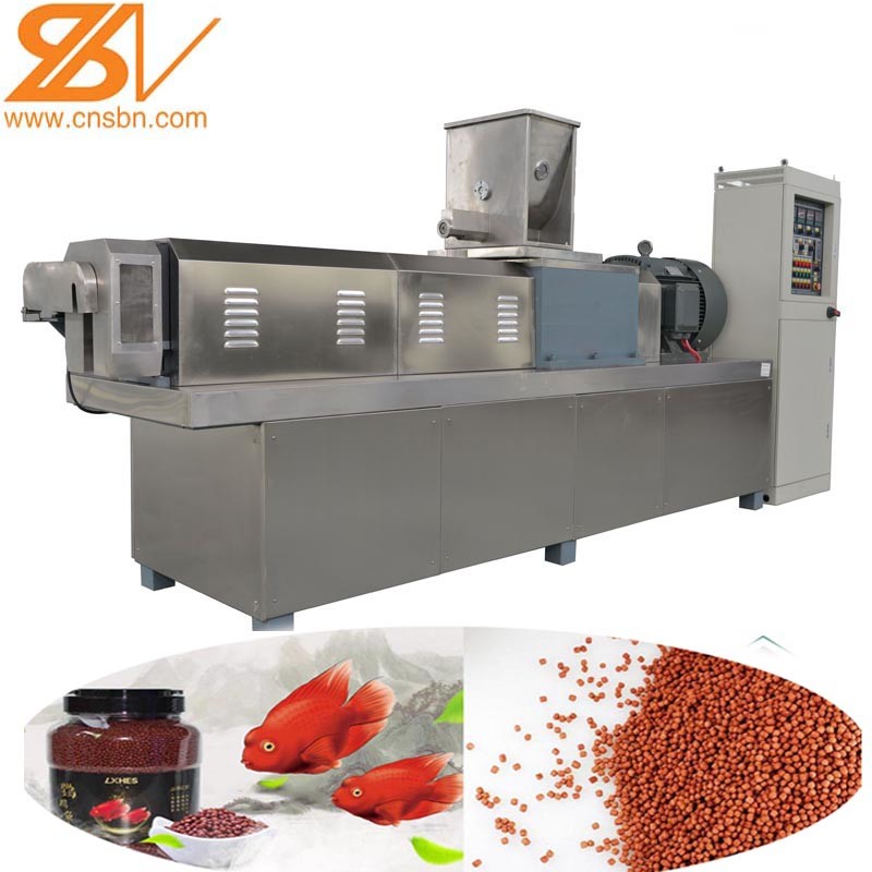 China Stainless steel food grade floating and sinking fish feed pellet machine for sale