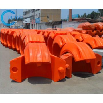 Quality Marine Pontons Pipe Floats Buoys Orange Dredging Pipeline Supporting 4-6 Inch for sale