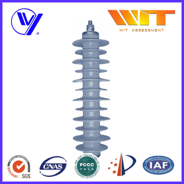Quality 33KV Gray Polymer Antenna Lightning Surge Arrester Electrical Equipment Protection for sale