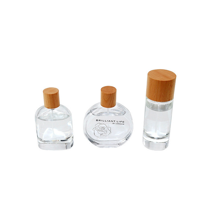 China Natural Solid Wood Cylinder Type Perfume Bottle Cap With bottle factory