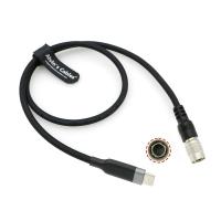 China PD USB C Type-C To Hirose 4 Pin Male Power Cable For Zoom F4 F8 F8N Audio Recorder /Sound Devices 688 644 633 60CM for sale