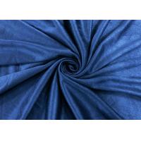 Quality 140GSM Microsuede Upholstery Fabric For Accessories Nordic Blue Environment for sale