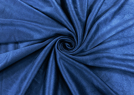 Quality 140GSM Microsuede Upholstery Fabric For Accessories Nordic Blue Environment Friendly for sale