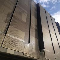 China Desgined metal screen Exterior Perforated Aluminum Wall Facade Panel for Building factory