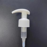 China 316SS Spring White Body Lotion Dispenser Pump Neck 24 / 28 Discharge Rate factory