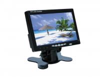 China IPS HD Car Video Display Screen 7 inch rearview mirror monitor with 2 AV inputs factory