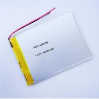 China 1S1P High Capacity LiPo Battery 1C Lithium Ion Polymer Battery 3.7v 4000mah for sale