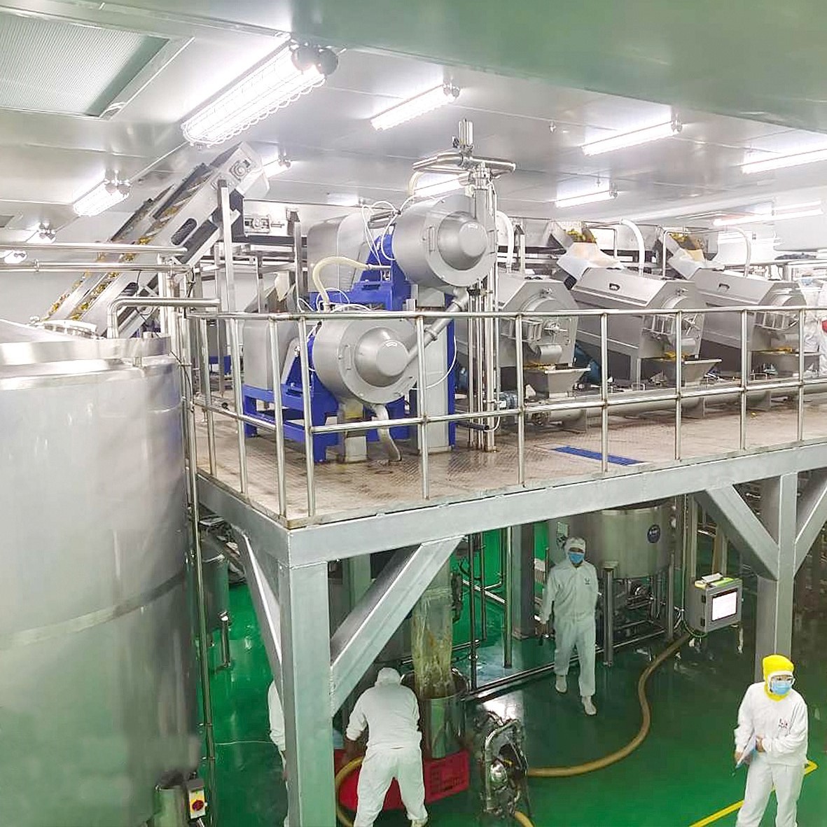 China Mango Juice Factory Fruit Pulp Processing Plant , Mango Processing Equipment factory