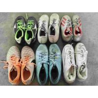 China Leather Suede Mesh Used High End Shoes Second Hand Branded Soccer Shoes factory