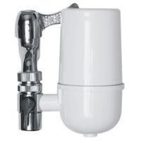 China White Kitchen On Tap Water Filter , Sink Faucet Water Purifier Tap Filter With Granular Carbon Cartridge factory