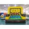 China Children Inflatable Rock Climbing Wall, Inflatable Obstacles Challenge Games factory